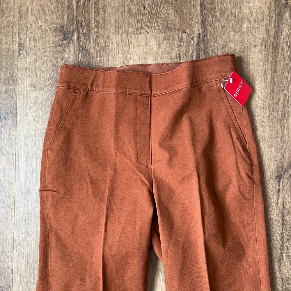Worn once On The Go Ankle Slim Straight Pants In Bronze Glow Size  M - Picture 6 of 14